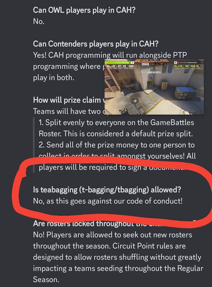 Screenshot of rules for Calling All Heroes